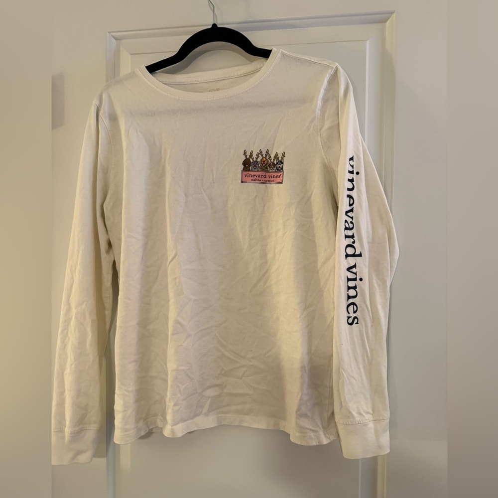 Vineyard Vines Kids white Long Sleeve Tee
